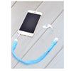 Headphones Organizer Storage Earphones Case Cords Holder Organizer blue