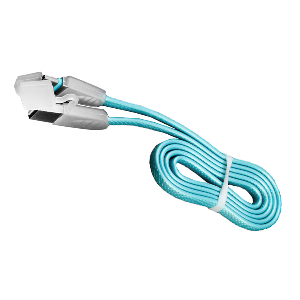 Mobile Phone Data Cable USB Charging Cable Cord for Samsung Android  Blue