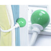 2pcs Curtain Holdback Draperies Holder with Colorful Ball Finials Green