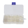 300 pcs M3 Nylon Hex Nuts Spacers Screws Stand-off Accessories Kit White