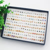 100 Pairs Mini Cartoon Cute Design Earrings Ear Stud Set Assorted Bulk