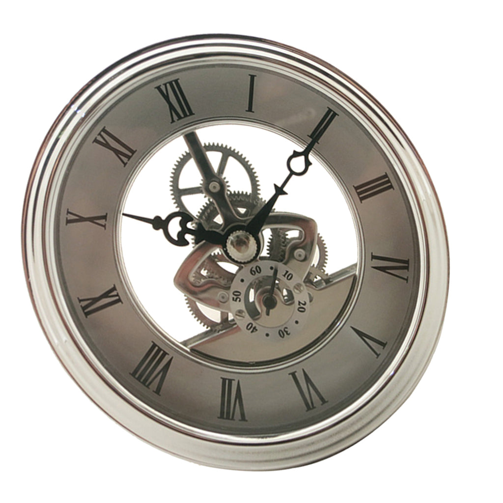 97mm Dial Roman Numeral Watch Quartz Clock Insert Movement DIY Parts B