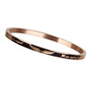 Titanium Steel Bracelet Cuff Bangle Angel Wing Wristband for Women Rose Gold