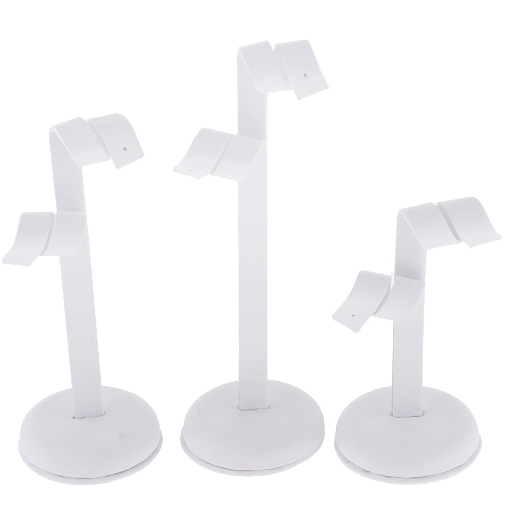 3 Pieces Vintage Jewellery Tree Earrings Hanger Holder Organizer Rack White