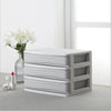 Cosmetic Organizer Makeup Drawer Holder Jewellery Box Storage 3Tier Gray