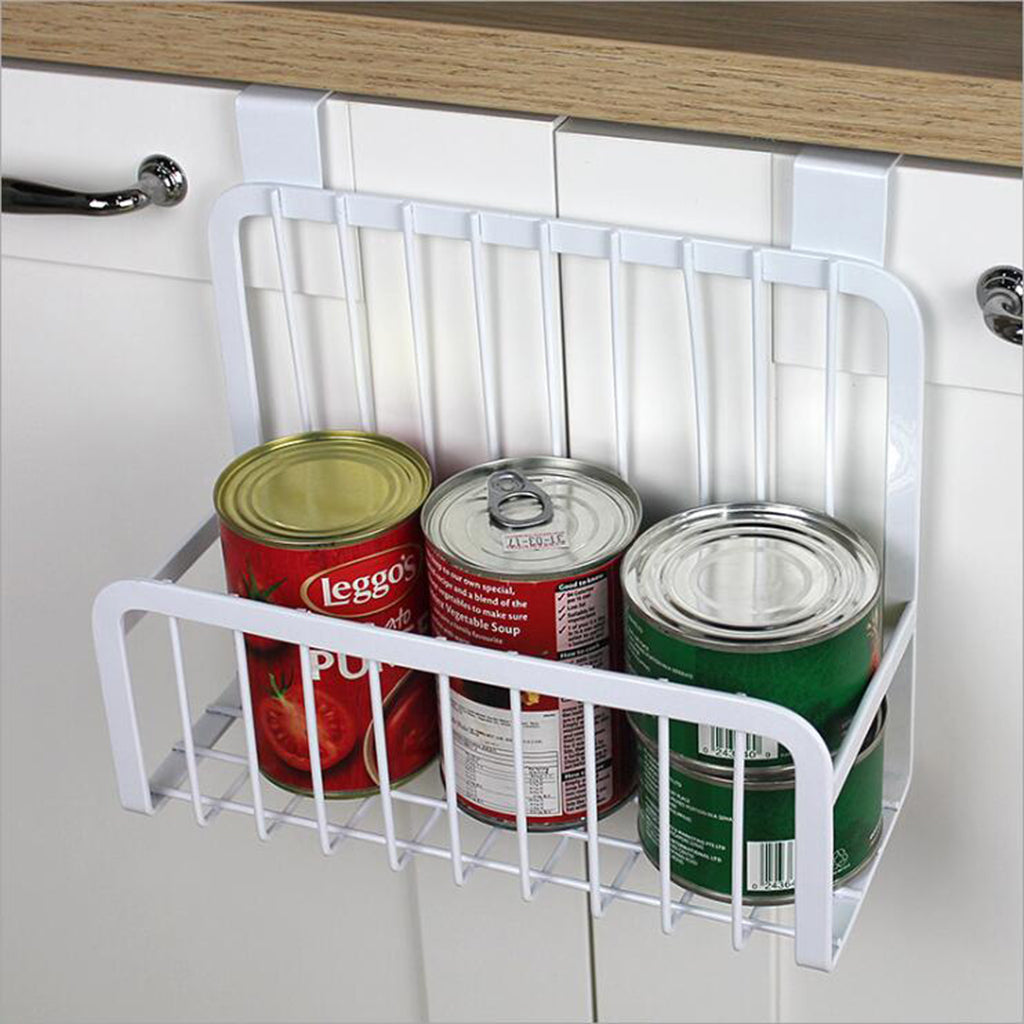 Carbon Steel Cabinet Wall Hanging Holder Kitchen Shelf Bathroom Storage Rack