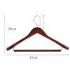 Wooden Hangers Coat Suit Garment Clothes Wardrobe Wood Hanger Trouser L