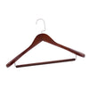 Wooden Hangers Coat Suit Garment Clothes Wardrobe Wood Hanger Trouser L