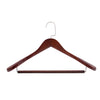 Wooden Hangers Coat Suit Garment Clothes Wardrobe Wood Hanger Trouser L