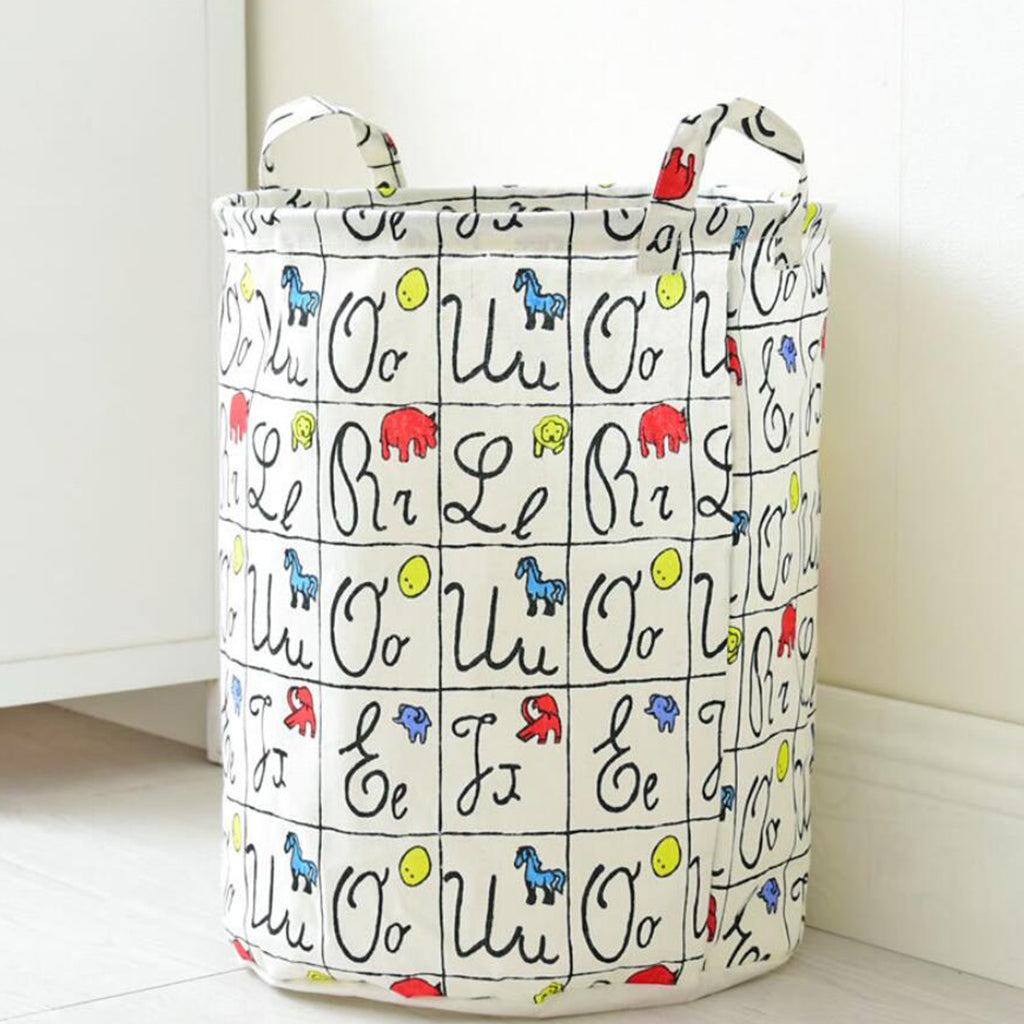 Foldable Large Storage Laundry Hamper Clothes Basket Cloth Washing Bag #2