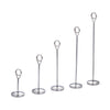 Hotel Stainless Steel Table Place Card Holder Table Number Stand  35.5cm