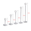 Hotel Stainless Steel Table Place Card Holder Table Number Stand  35.5cm