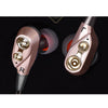 Wire Sport In-ear Style Earbuds Earphone Double trumpet HiFi Bass Red