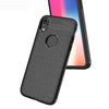 Shockproof Silicone Bumper Phone Case Soft Cover For iPhone XR Black