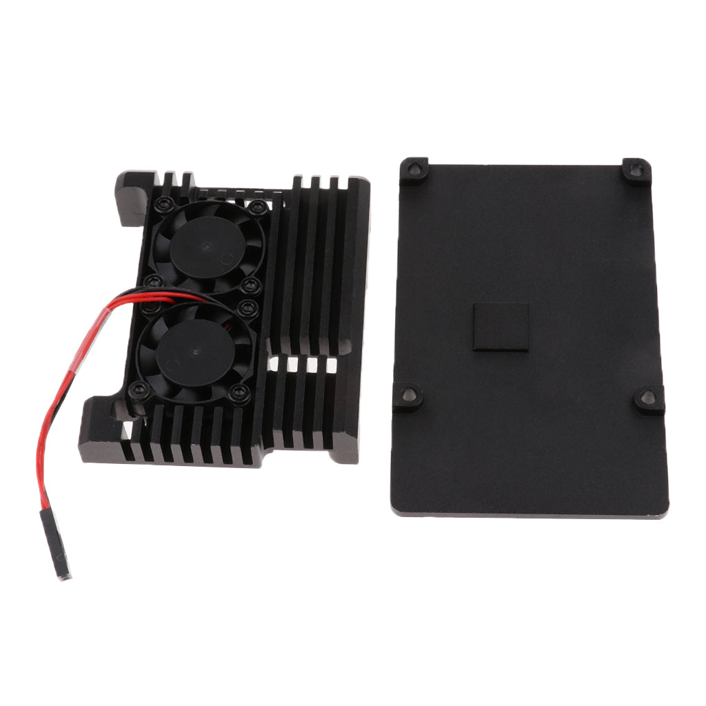 NEW Dual Fan Heatsink  W/  Case for Raspberry Pi 3B+/Pi 3 B/Pi 2B/ Pi 2B+