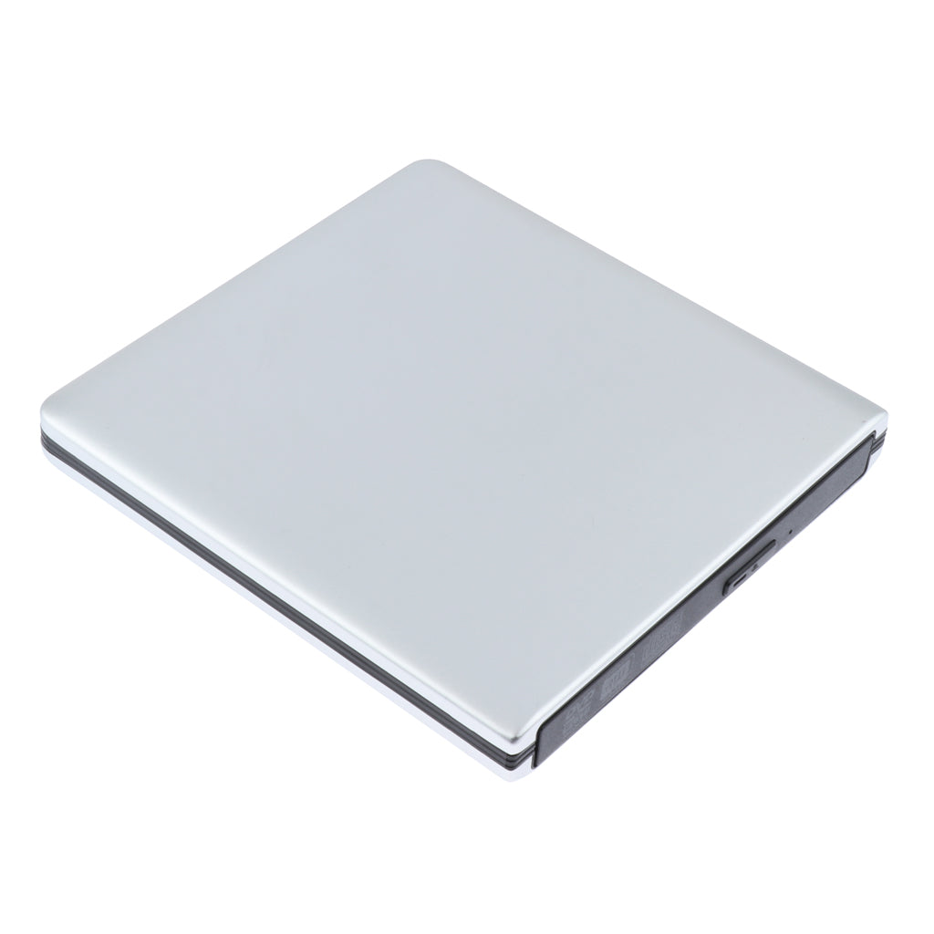 USB 3.0 High-Speed CD/DVD/VCD Burner Player External Drive Silver