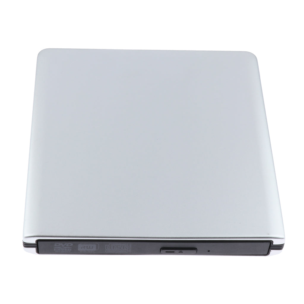 USB 3.0 High-Speed CD/DVD/VCD Burner Player External Drive Silver