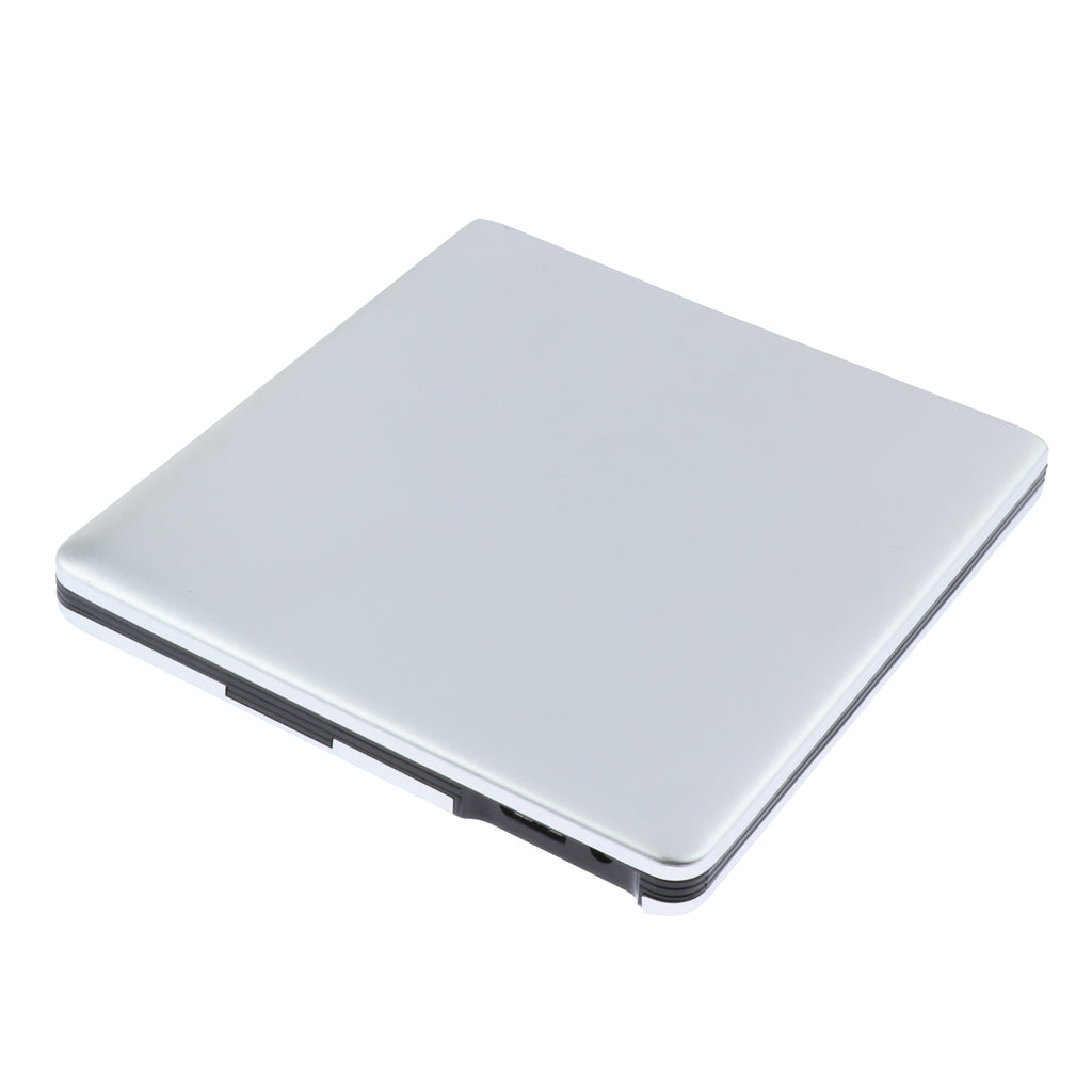 USB 3.0 High-Speed CD/DVD/VCD Burner Player External Drive Silver