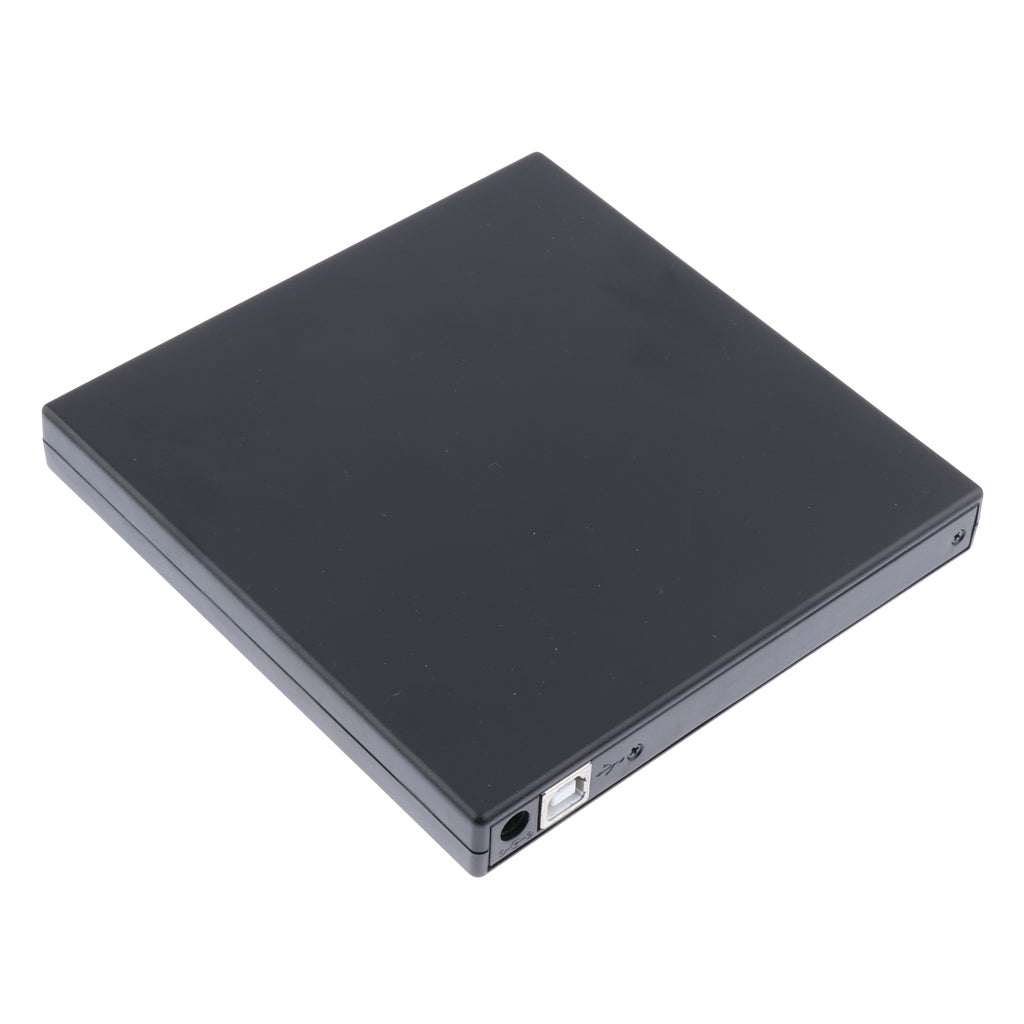 External USB 2.0 DVD CD Optical Drive Reader Player For Laptop PC black