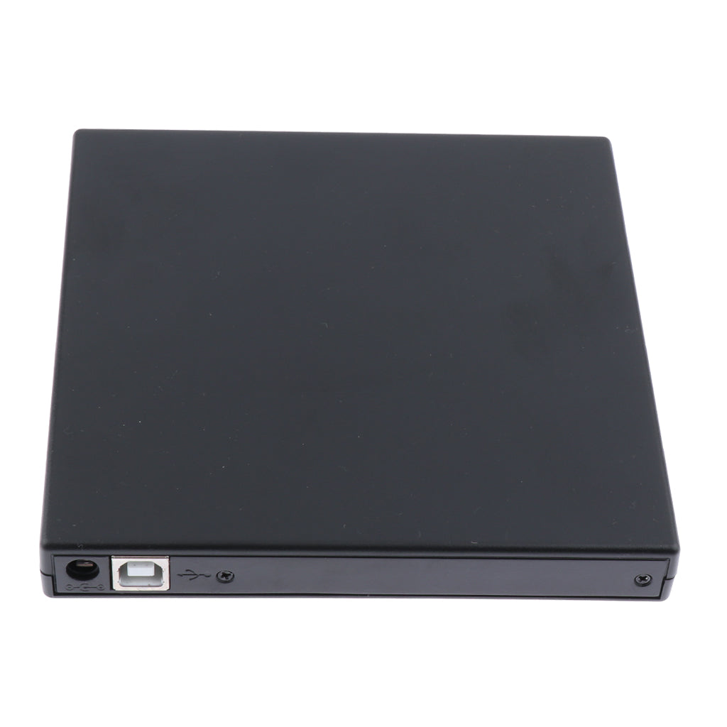 External USB 2.0 DVD CD Optical Drive Reader Player For Laptop PC black