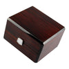 Premium Wooden Watch Box Single Gird Holder with Removable Cushion Showcase