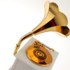 Retro Gramophone Model Music Box Wind Up Phonograph Music Box White