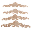 4Pcs Wooden Carved Corner Applique Frame Furniture Cabinet Corner Decor a