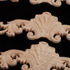 4Pcs Wooden Carved Corner Applique Frame Furniture Cabinet Corner Decor a