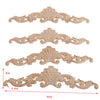 4Pcs Wooden Carved Corner Applique Frame Furniture Cabinet Corner Decor a