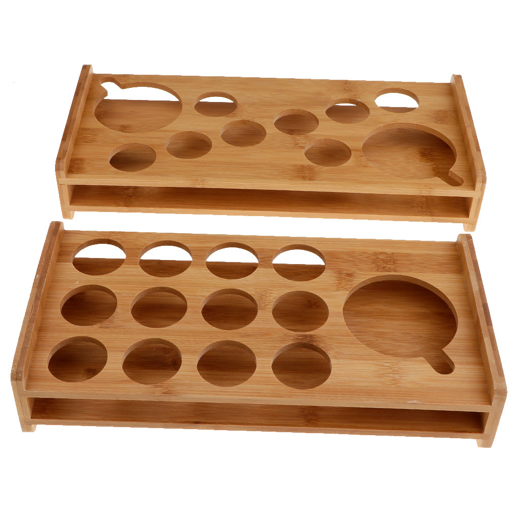 Bamboo Liquor Cup Rack Glass Holder Beer Glasses Stand 10 Holes 13 Holes By Random