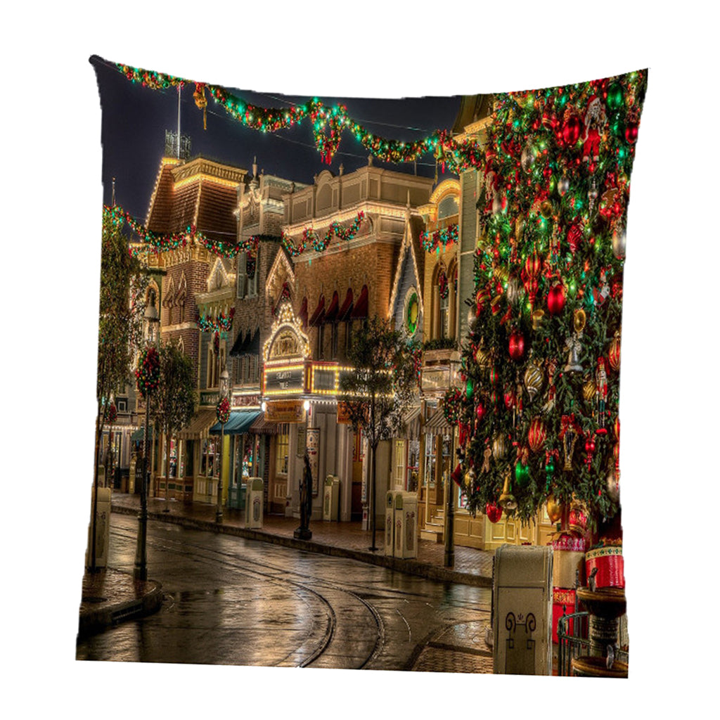 Xmas Art Home Wall Hanging Tapestry Wall Ornament Christmas Wall Decor A