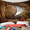 Xmas Art Home Wall Hanging Tapestry Wall Ornament Christmas Wall Decor E