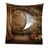 Xmas Art Home Wall Hanging Tapestry Wall Ornament Christmas Wall Decor E