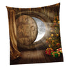 Xmas Art Home Wall Hanging Tapestry Wall Ornament Christmas Wall Decor E