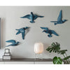 Creative Resin Seagull Shaped Bedroom TV Background Wall Decorations A Blue