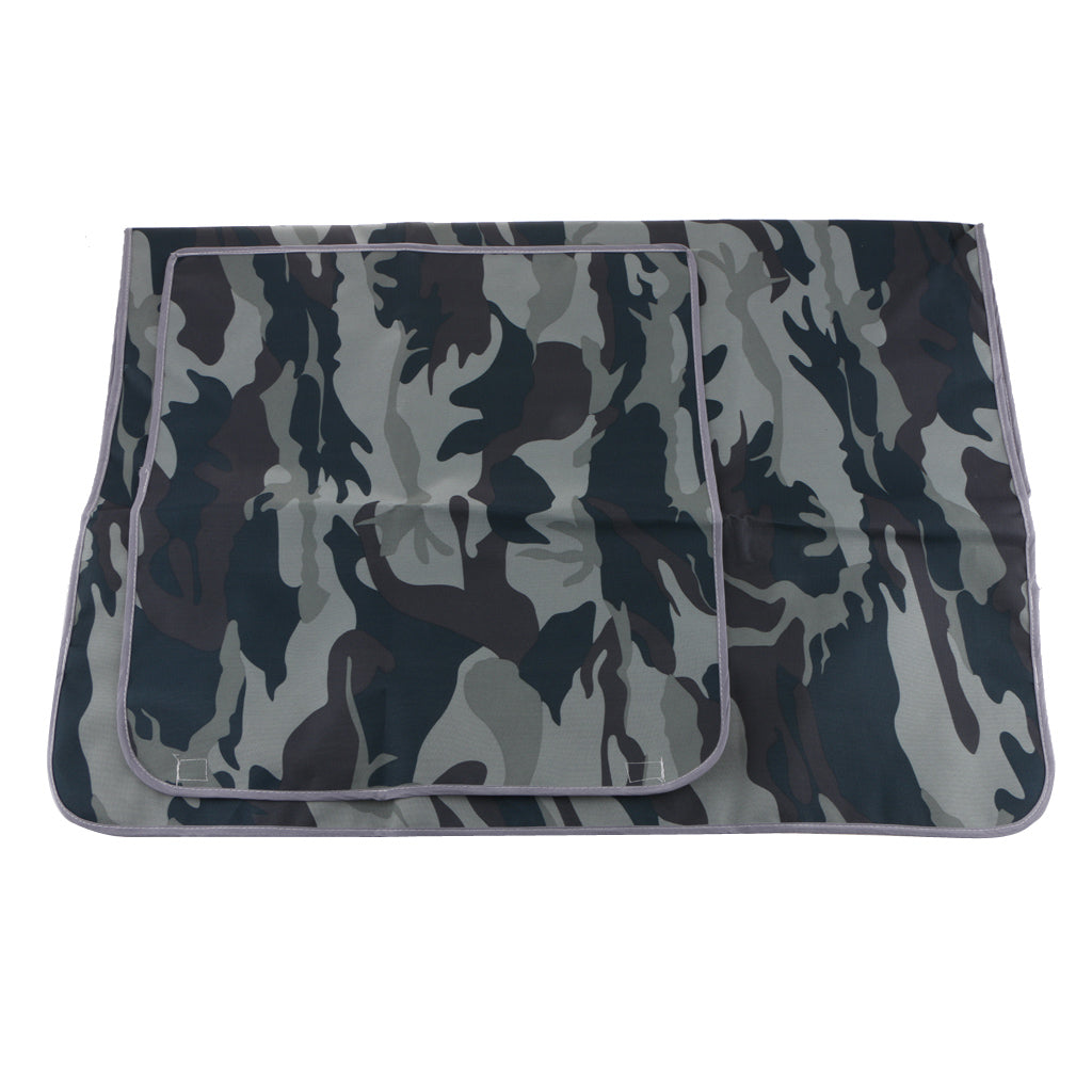 Outdoor Working Air Conditioner Cover Dust Rain Snow Proof 78x55x28cm Grey Camouflage