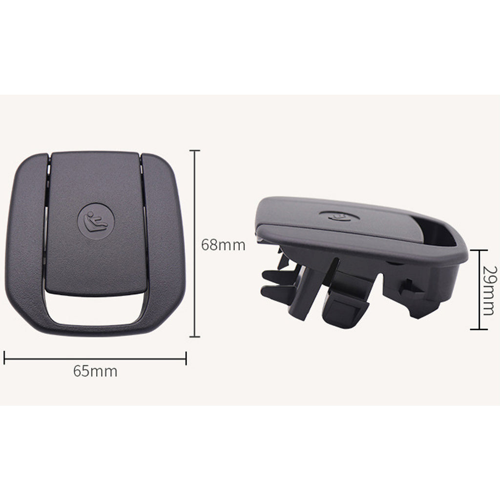 Car Child Rear Seat Isofix Mount Cover for BMW E90 E91 E81 E87 F20  Black