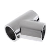 Boat Hand Rail Fitting - 60 Degree Tee- 316 Marine Stainless Steel 22mm