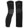 Classic Black knitting Keep Warm Sports Long Knee Sleeve Brace - 1pcs XL