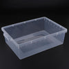 Reptile Box Case for Snake Turtle Breeding Feeding Hatching Container Clear_33x24x10cm