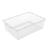 Reptile Box Case for Snake Turtle Breeding Feeding Hatching Container Clear_33x24x10cm