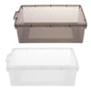 Reptile Box Case for Snake Turtle Breeding Feeding Hatching Container Grey_33x24x10cm