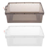 Reptile Box Case for Snake Turtle Breeding Feeding Hatching Container Grey_33x24x10cm