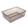 Reptile Box Case for Snake Turtle Breeding Feeding Hatching Container Grey_33x24x10cm