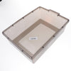 Reptile Box Case for Snake Turtle Breeding Feeding Hatching Container Grey_33x24x10cm