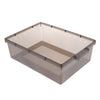 Reptile Box Case for Snake Turtle Breeding Feeding Hatching Container Grey_33x24x10cm