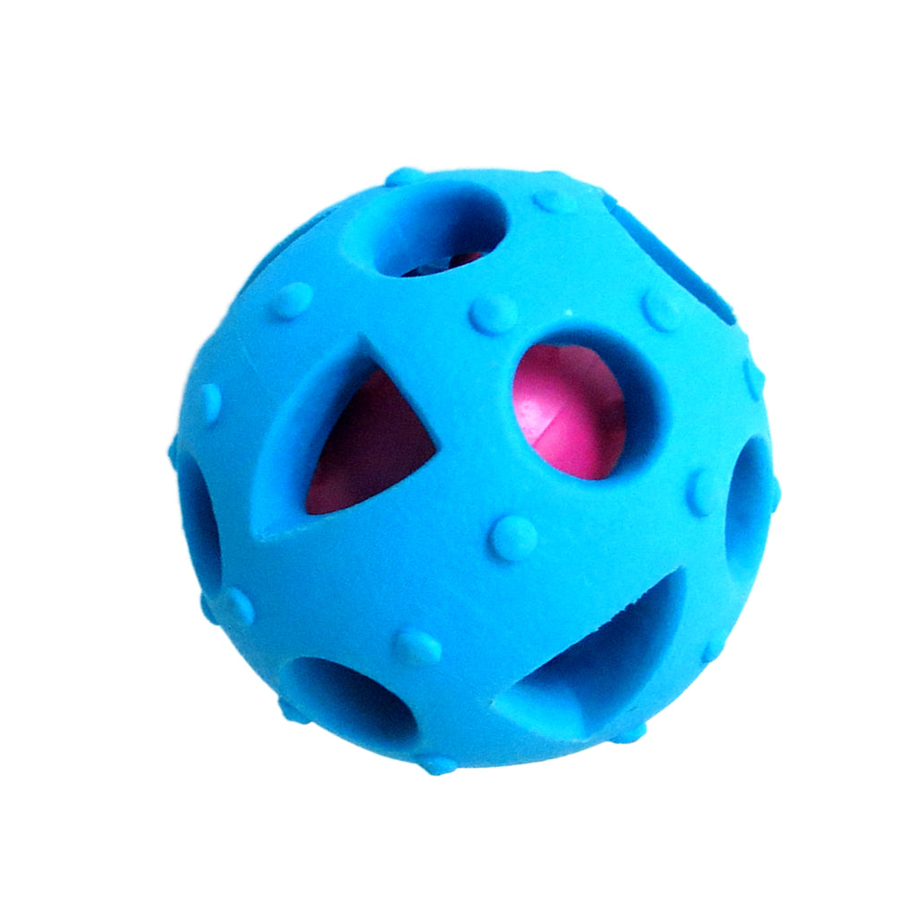 Pet Bite-resistant Chew Ball Dog Training Puzzle Fun Toy Food Dispenser Blue