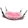 Small Animals Warm Hammock Hamster Sleep Bed For Small Pet Pink-L