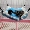 Small Animals Warm Hammock Hamster Sleep Bed For Small Pet Blue-L