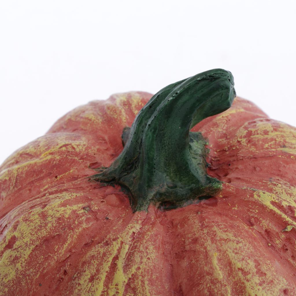 Cute Pumpkin Shape Reptile Hiding Cave For Terrarium Fish Tank Round Pumpkin